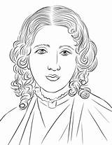 Harriet Beecher Stowe Coloring Pages Printable People Categories sketch template