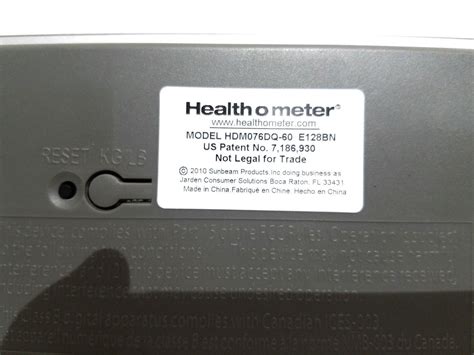 Health O Meter Scale Hdm076dq 60 Weight Trend Tracker