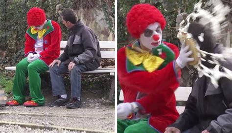 sad clown prank by remi gaillard pop culture video ebaum s world
