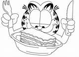 Garfield Coloring Pages Lasagna Strip Comic Printable Christmas Drawing Color Cartoon Sheets Kids Getdrawings Mandala Print Getcolorings Moon Coloringpagesfortoddlers Sketch sketch template
