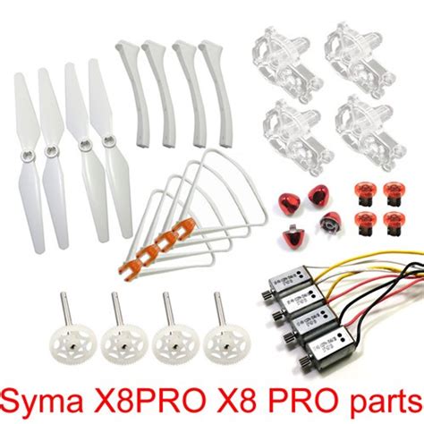 syma xpro  pro rc drone original spare motor engine base propellers landing gear tripod