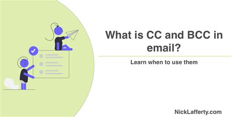 cc  bcc  emails  examples nick lafferty