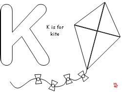 kite coloring page kindergarten craft ideas pinterest kites fun