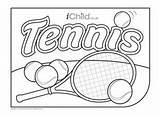 Tennis Kids Colouring Wimbledon sketch template