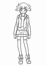 Cure Pretty Hoshizora Miyuki Draw Drawing Step Anime sketch template