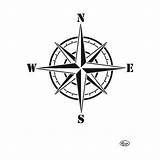 Compass Rose Stencil Stencils Sheet Drawing Nautical Tattoo A4 Small Coloring Simple Viva Decor Universal 2794 Visit Cricut Designs Canvas sketch template