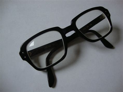 Vintage Black Uss Army Issue Glasses 1960 S By Nerdybirdvintage