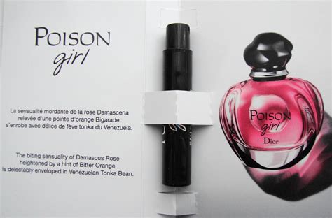 dior poison girl perfume sample freebie hunter