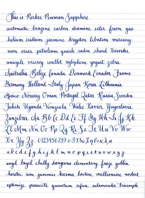 handwriting   page  handwriting