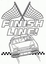 Coloring Race Pages Car Finish Line Cars Printable Earnhardt Dale Racing Jeff Gordon Color Drawing Rocks Getdrawings Getcolorings Nascar Track sketch template