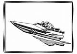 Boat Boats Ski Coloring Pages Colouring Them Read sketch template