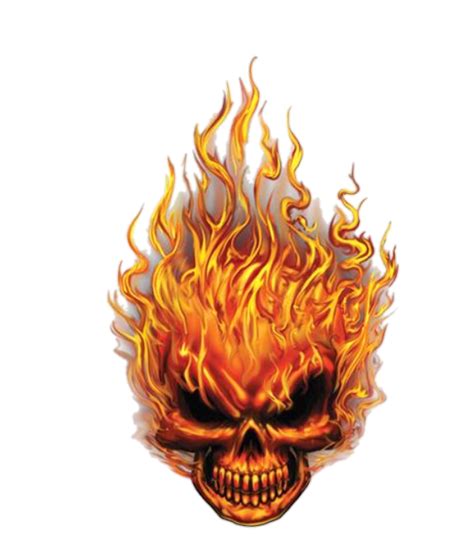 skulls  fire clipart images gallery