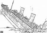 Titanic Sinking Battleship Sunken Lusitania Getcolorings Getdrawings 1330 Crafter Webstockreview sketch template