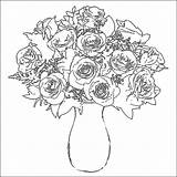 Roses Colorat Flori Trandafiri Planse Buchet Desene Mamei Ziua Buchete Vaza Martie Fise Bouquet Luther Universdecopil Coloringhome Coloriages Vase Felicitari sketch template