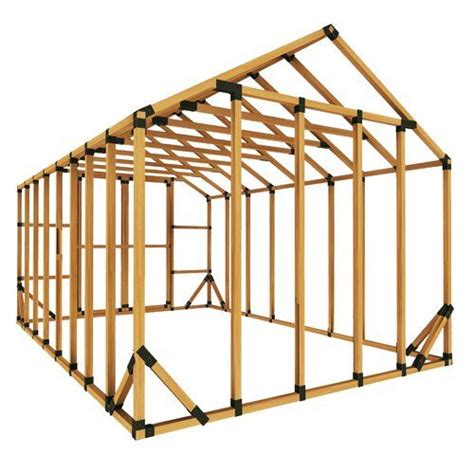 Shed Brackets Enclosure Kit Storage Shed Kits Wood Shed