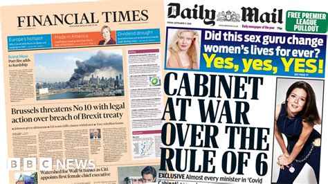 newspaper headlines brexit revolt looms  cabinet war  virus