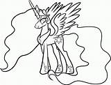 Coloring Pony Little Celestia Pages Princess Cadence Rarity Draw Mlp Printable Color Drawing Part Getcolorings Getdrawings Colorings Popular Coloringhome Print sketch template