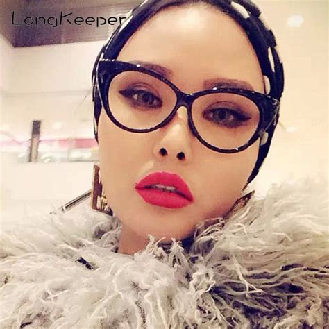Longkeeper Cat Eye Sunglasses 2018 Women Black Frame