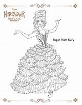 Nutcracker Coloring Realms Four Pages Sugar Fairy Plum Printables Movie Ladyandtheblog Barbie Sheets Disney Kids Activity sketch template