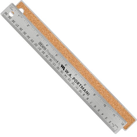 buy breman precision metal ruler   stainless steel cork
