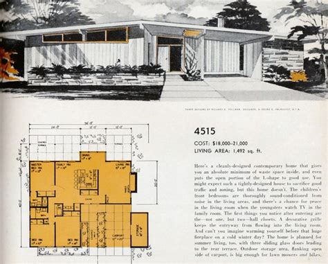 mid century modern house architectural plans mid century modern house plans mid century