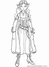 Coloring Elves Elf Pages Lego Elven Female Steampunk Adult Dragons Color Dragon Printable Getcolorings Print Designlooter Drawings Halloween Books Drawing sketch template