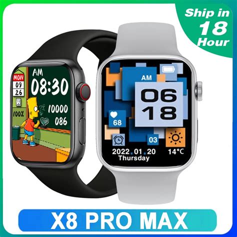 2022 x8 pro max smartwatch watch 7 llamada bluetooth rastreador