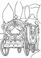 Cinderella Carriage sketch template