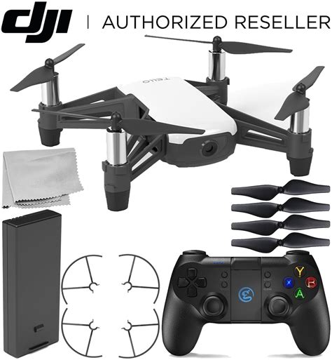 ryze tello quadcopter drone  hd camera  vr powered  dji technology  intel