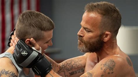 review father and son come to blows in gritty mma drama embattled