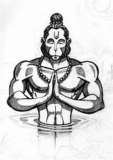 Hanuman Tattoo Drawing Lord Hindu Deviantart Line Drawings Gods Shiva Wallpaper Getdrawings Shri Indian 2009 Choose Board sketch template