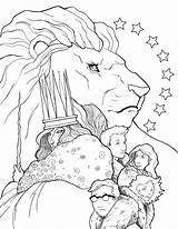 Coloring Narnia Pages Chronicles Print Lion Library Clipart sketch template