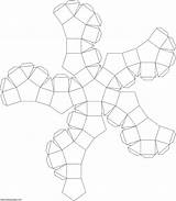 Nets Armar Origami Rhombicosidodecahedron Geometricas Manualidades Poliedros Geometry Principiantes Divertidas Recortable Espacial Qué Activity Geometría Patrones Creativas Moldes Cartulina Artesanía sketch template