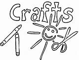 Crafts Coloring Pages Arts Getcolorings Color Printable sketch template