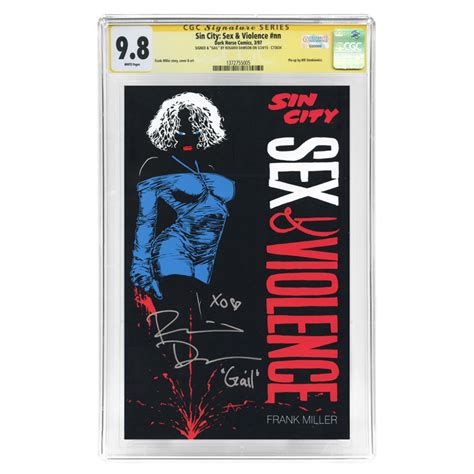 Lot Detail Rosario Dawson Autographed Sin City Sex And Violence Cgc Ss