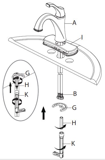 kraus kbf  single lever basin faucet installation guide