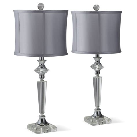 crystal silver  pack table lamp set  city furniture  mattresses