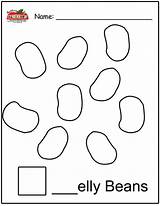 Jelly Bean Letter Coloring Worksheets Activities Worksheet Beans Preschool Jellybeans Printable Worksheeto Lesson Games Via sketch template