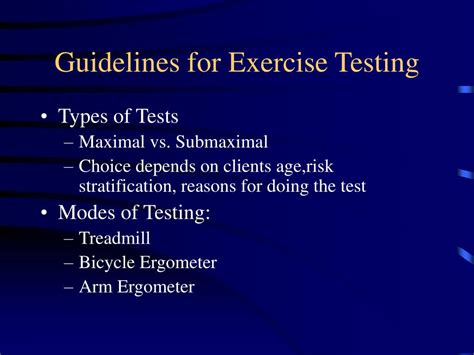 graded exercise testing powerpoint