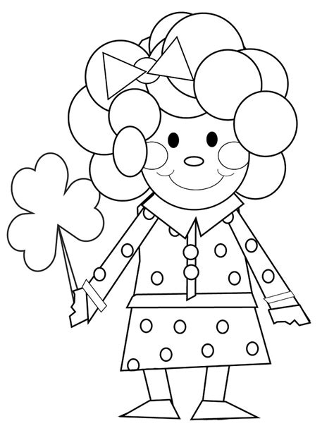 girl leprechaun coloring pages  coloring pages  kids