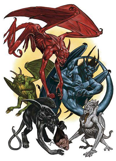 Abishai Dungeons And Dragons Forgotten Realms Demon