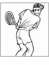 Tennis Coloring Pages Sport Player Animated Printable Coloringpages1001 Picgifs Getdrawings Results Gifs sketch template
