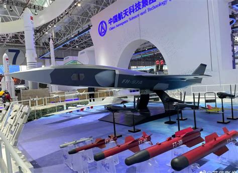 airshow china  casc unveils fh  loyal wingman autonomous drone