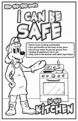 Kitchen Poster Safe Color Posters Safety Fire Red sketch template