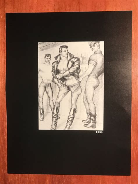 Art Page Print From Tom Of Finland Book Retrospective 1 Etsy