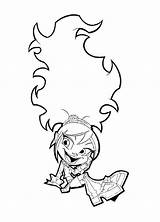 Trollz Coloring Pages Topaz sketch template