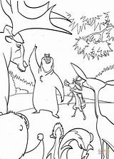Coloring Pages Animals Boog Meets Other Printable Drawing sketch template