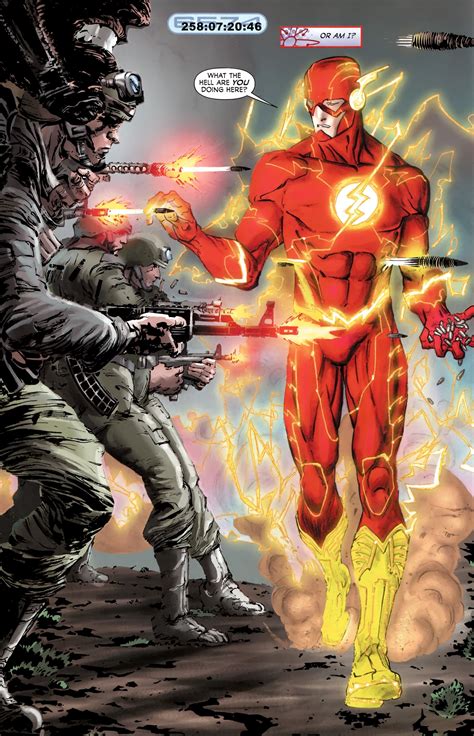 New 52 Flash Runs The Gauntlet Battles Comic Vine