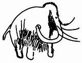 Painting Cave Mammoth Woolly Tattoo Coloring Paintings Books sketch template