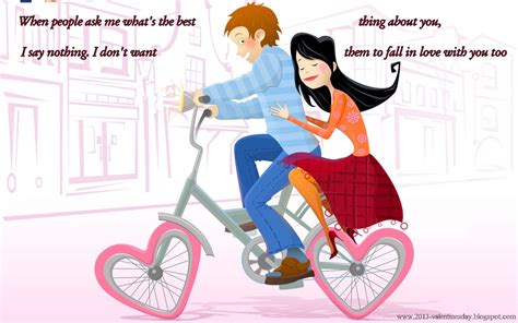 My Quotes Cute Cartoon Couple Love Hd Wallpapers For